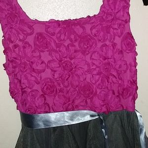 Pink  and gray dress